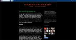 Desktop Screenshot of debunkedevil.blogspot.com