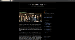 Desktop Screenshot of disarrange.blogspot.com