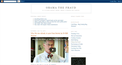 Desktop Screenshot of obama-the-fraud.blogspot.com