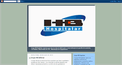 Desktop Screenshot of grupohbhospitalar.blogspot.com