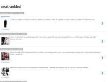 Tablet Screenshot of neat-ankled.blogspot.com