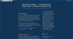 Desktop Screenshot of infoinclusoes.blogspot.com