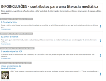 Tablet Screenshot of infoinclusoes.blogspot.com