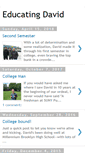 Mobile Screenshot of educatingdavid.blogspot.com