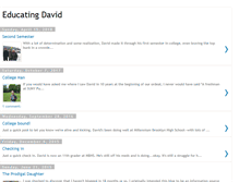Tablet Screenshot of educatingdavid.blogspot.com