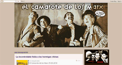 Desktop Screenshot of elcamarotedelosmarx.blogspot.com