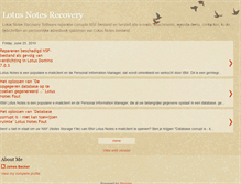 Tablet Screenshot of lotusnotesrecovery.blogspot.com