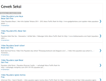 Tablet Screenshot of cewekseksi1.blogspot.com