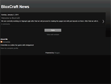 Tablet Screenshot of bloxcraftnews.blogspot.com