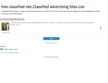 Tablet Screenshot of freeclassifieddirectory.blogspot.com