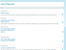 Tablet Screenshot of javapeanuts.blogspot.com