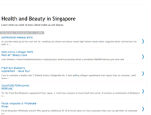 Tablet Screenshot of healtbautysingapore.blogspot.com