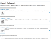 Tablet Screenshot of french-cathedrals.blogspot.com