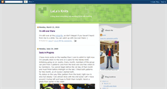 Desktop Screenshot of lalasknits.blogspot.com