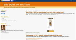 Desktop Screenshot of bobdylanonyoutube.blogspot.com