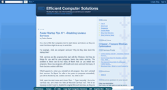 Desktop Screenshot of efficient-computer-solutions.blogspot.com