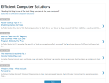 Tablet Screenshot of efficient-computer-solutions.blogspot.com