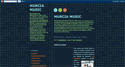 Desktop Screenshot of murciamusic.blogspot.com