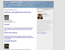 Tablet Screenshot of capriceglob.blogspot.com