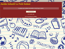 Tablet Screenshot of jardinlepetitenfant.blogspot.com