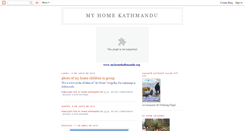 Desktop Screenshot of myhomekathmandu.blogspot.com