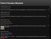 Tablet Screenshot of fieldofscreamsmaryland.blogspot.com