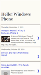 Mobile Screenshot of hellowindowsphone.blogspot.com