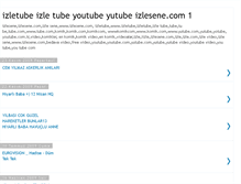 Tablet Screenshot of izlesene-tube.blogspot.com