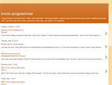 Tablet Screenshot of ironicprogrammer.blogspot.com