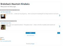 Tablet Screenshot of brokebackmountainkinabalu.blogspot.com