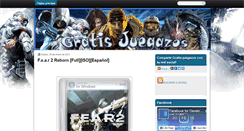 Desktop Screenshot of gratis-juegazos.blogspot.com