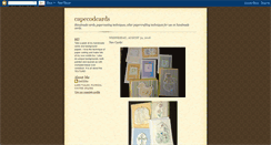 Desktop Screenshot of capecodcards.blogspot.com
