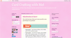 Desktop Screenshot of cardcraftingwithmel.blogspot.com