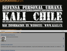 Tablet Screenshot of kali-chile.blogspot.com