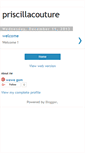 Mobile Screenshot of priscillacouture.blogspot.com