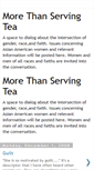 Mobile Screenshot of morethanservingtea.blogspot.com