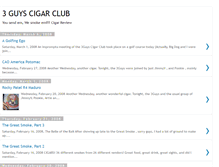 Tablet Screenshot of 3guyscigarclub.blogspot.com