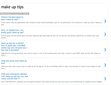 Tablet Screenshot of make-up-tips-jhk.blogspot.com