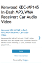 Mobile Screenshot of aa-kenwood-kdc-mp145.blogspot.com