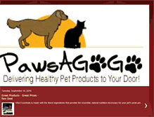 Tablet Screenshot of pawsagogo.blogspot.com