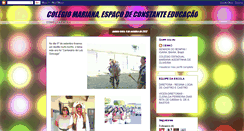 Desktop Screenshot of colegiomarianaagostinhadeoliveira.blogspot.com