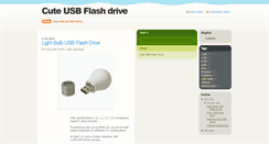 Desktop Screenshot of cute-usb-flash-drive.blogspot.com