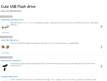 Tablet Screenshot of cute-usb-flash-drive.blogspot.com