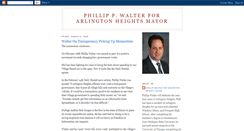 Desktop Screenshot of phillipwalterformayor.blogspot.com