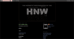 Desktop Screenshot of brotherhoodofhnw.blogspot.com