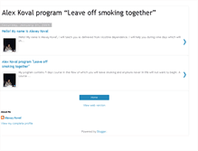 Tablet Screenshot of alexeykoval.blogspot.com