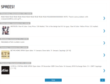 Tablet Screenshot of crazysprees.blogspot.com