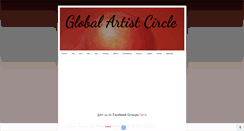 Desktop Screenshot of globalartistcircle.blogspot.com