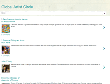 Tablet Screenshot of globalartistcircle.blogspot.com