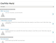 Tablet Screenshot of chefville-uk.blogspot.com